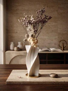 3D列印極簡花瓶作品，Form Studio 3D 台灣客製3D列印與居家擺飾設計